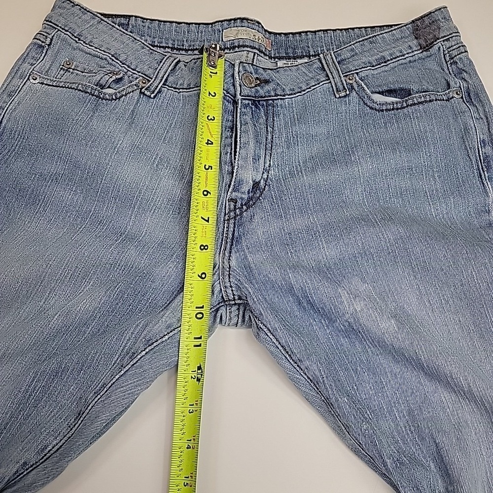 Levi's 515 Bootcut Jeans Women's 14M Light Wash Stretch Mid Rise Denim - Picture 5 of 11